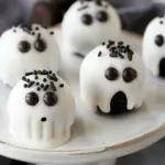 No-Bake Oreo Ghost Truffles