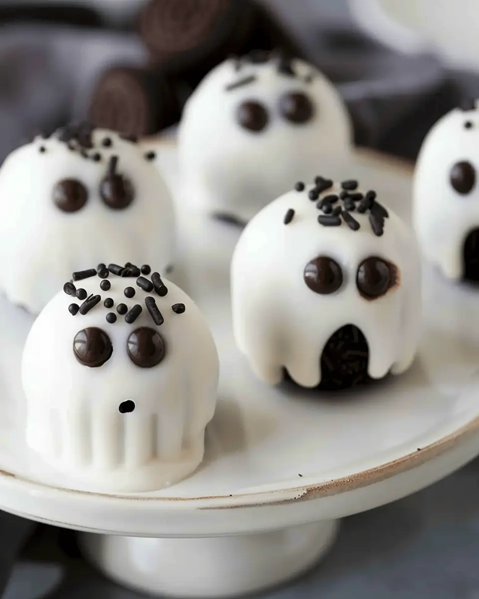 No-Bake Oreo Ghost Truffles: Deliciously Easy Halloween Treats