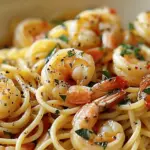 One-Pot Garlic Butter Shrimp Pasta