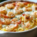 Shrimp Scampi Pasta Bake