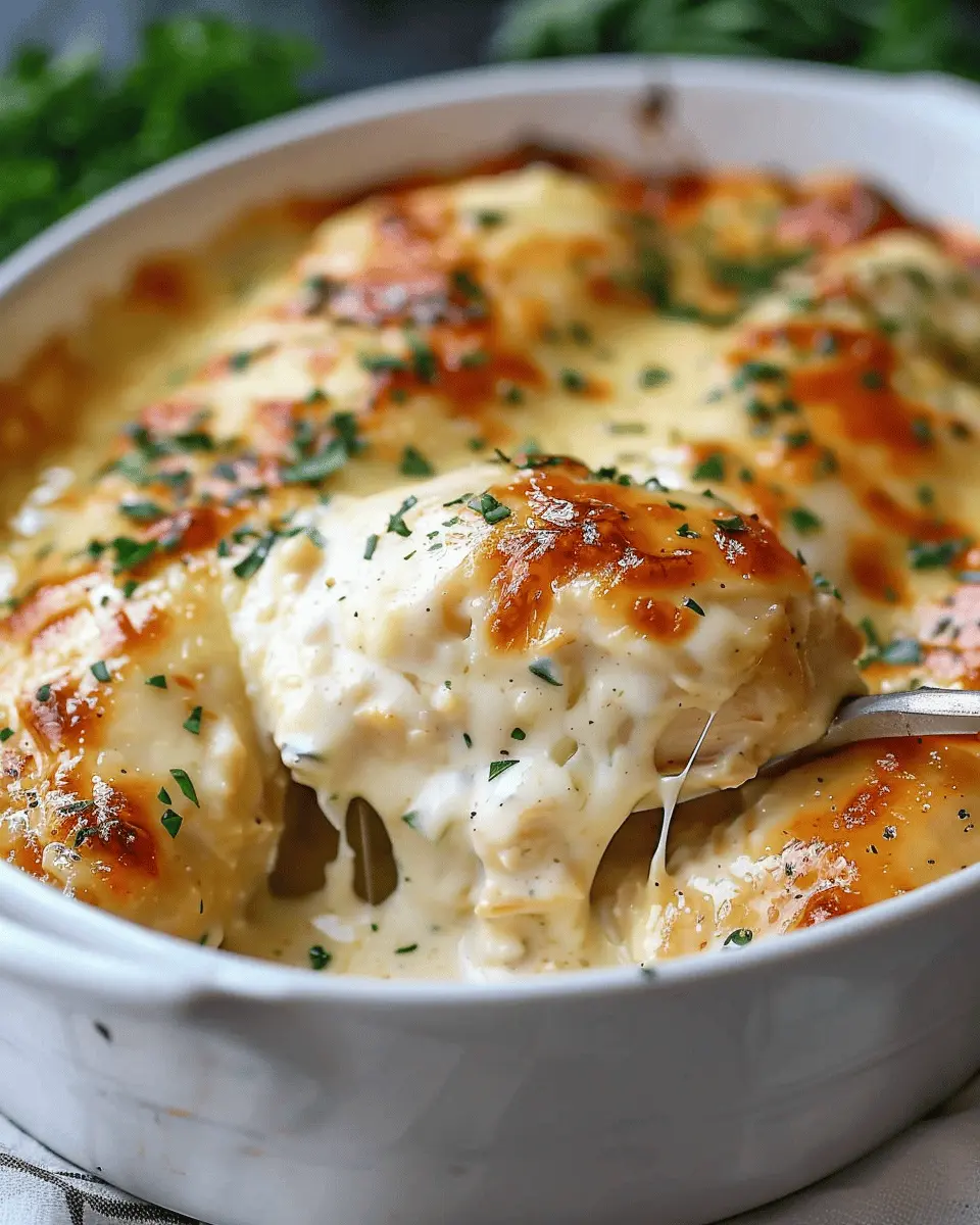 Smothered Cheesy Sour Cream Chicken: Indulgent Comfort Food Delight