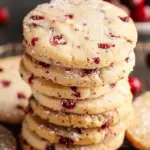 Cranberry Shortbread Cookies
