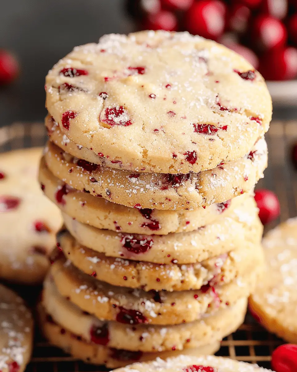 Cranberry Shortbread Cookies: Easy Treats for Any Occasion