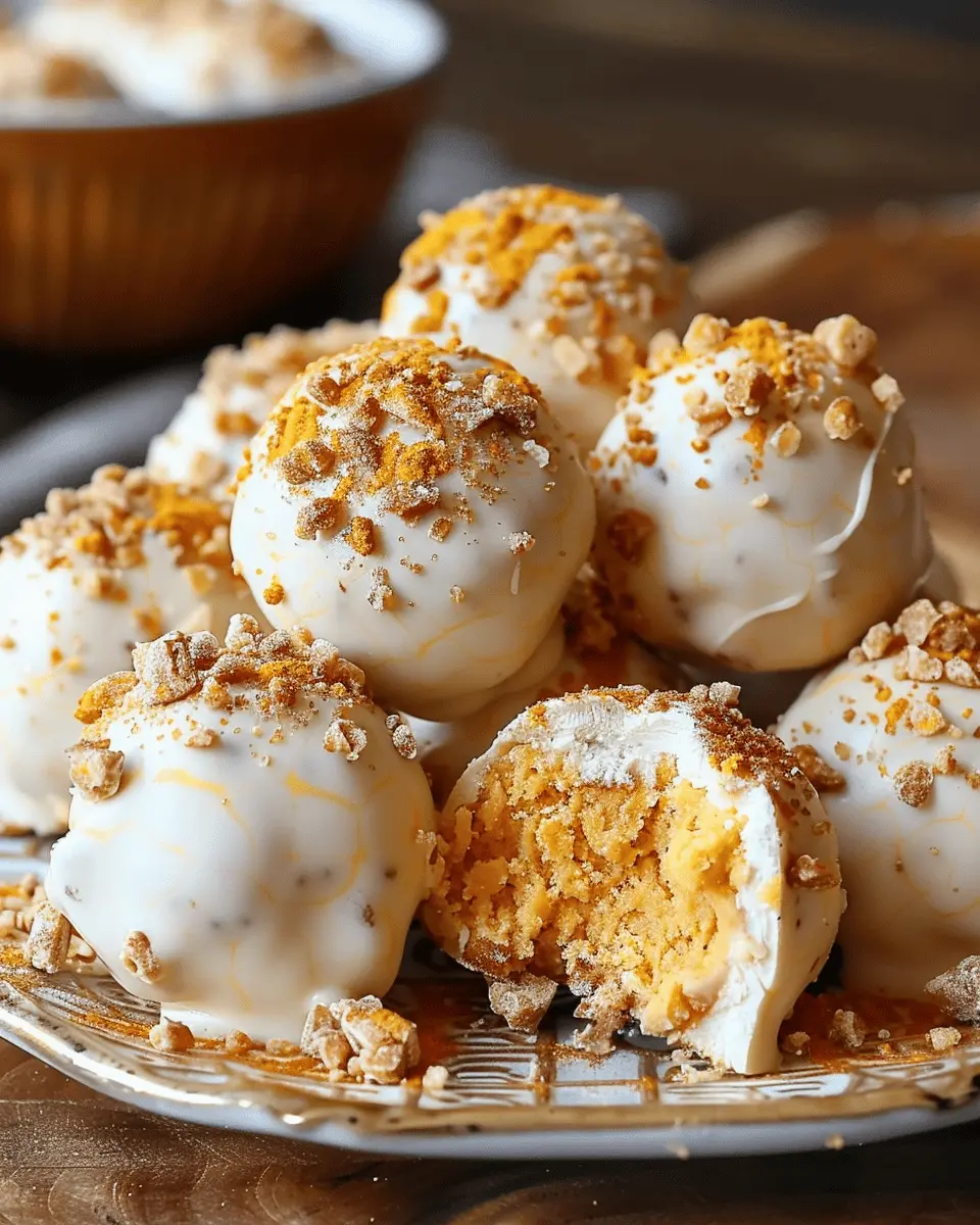 Easy No Bake Pumpkin Cheesecake Balls Recipe: Indulgent Fall Treats