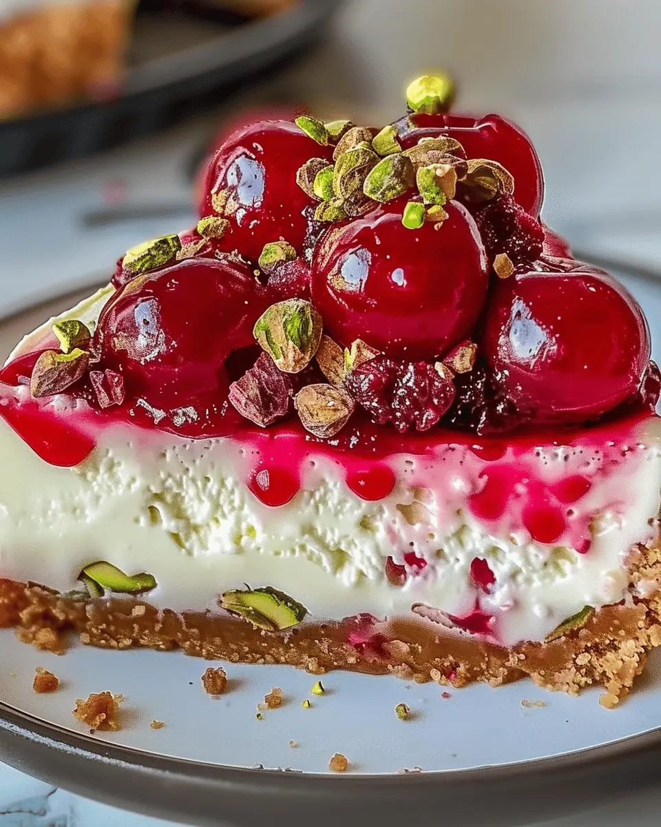 Cherry Pistachio Cheesecake: The Best Indulgent Dessert Recipe