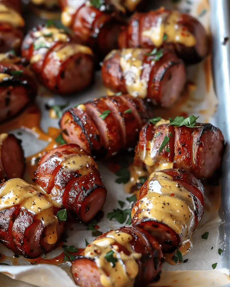 Mustard Hasselback Kielbasa Bites: Easy Recipe for Flavorful Snacks