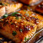 Crispy Honey Garlic Glazed Salmon Recipe