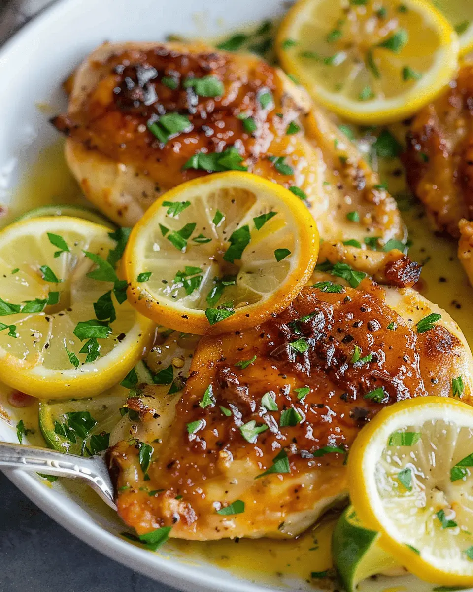 Lemon Chicken with Best Lemon Butter Sauce: A Savory Delight