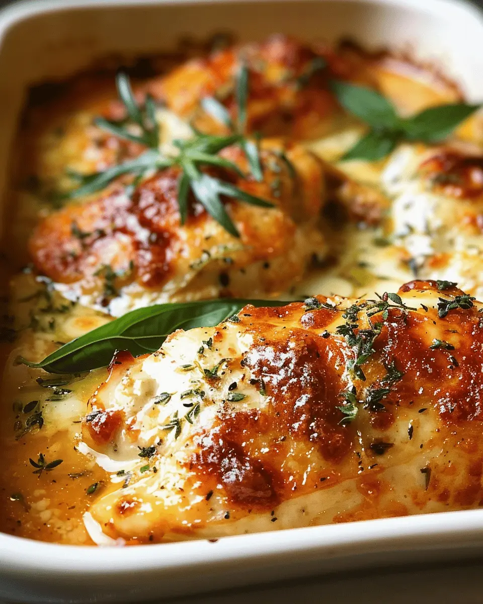 Easy Baked Ricotta Chicken Recipe with Turkey Bacon Delight