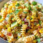 Perfect Mexican Street Corn Pasta Salad