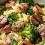 Chicken Sausage and Broccoli Orzo