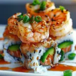 SPICY SHRIMP SUSHI STACKS