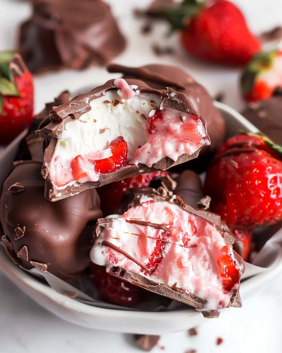 Chocolate Strawberry Yogurt Clusters: A Delightfully Easy Treat