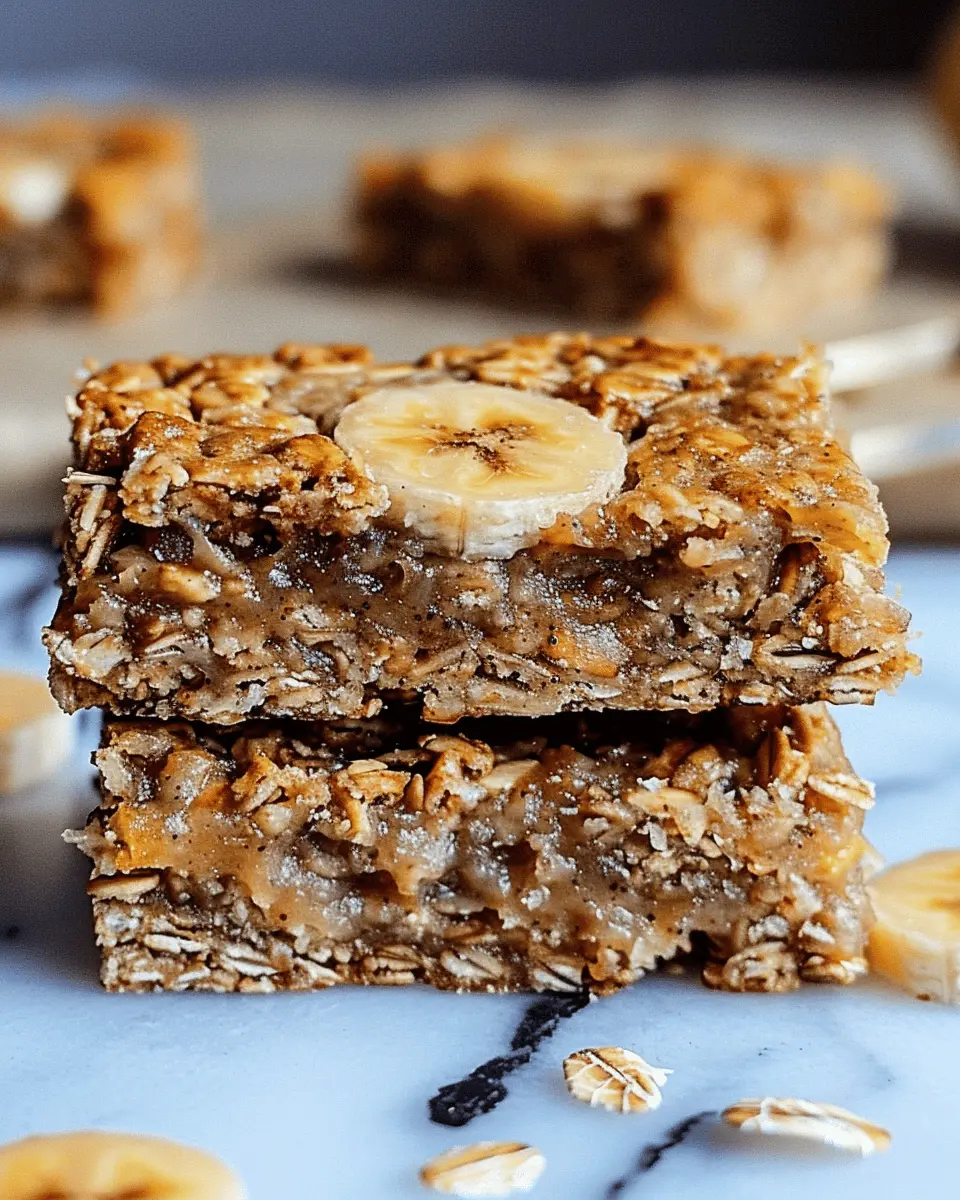 Banana Oatmeal Bars: Easy, Healthy Treats for Every Craving