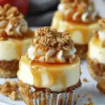 Apple Crisp Mini Cheesecakes