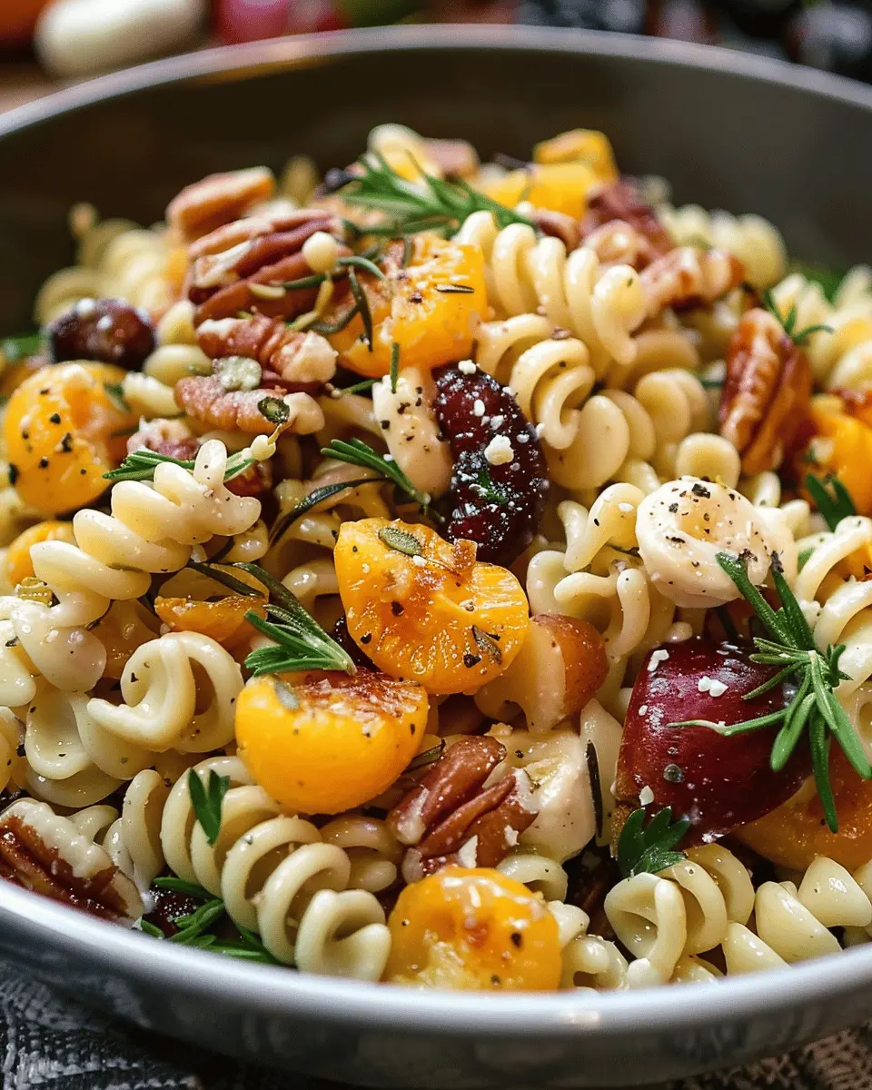 Fall Harvest Pasta Salad: Healthy, Satisfying, and Seasonal Delight