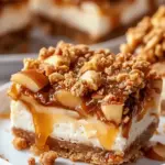 Caramel Apple Cheesecake Bars