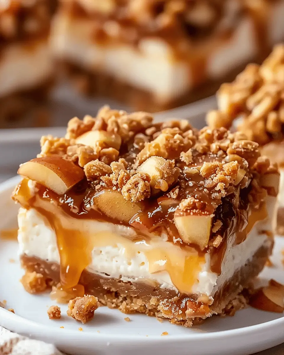 Caramel Apple Cheesecake Bars: The Best Indulgent Dessert Recipe