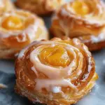 Peach Pie Crescent Cruffins