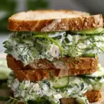 Easy Cucumber Salad Sandwiches