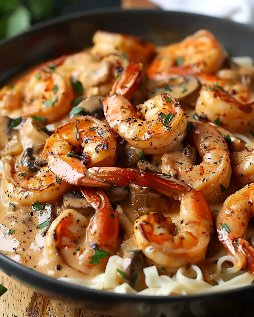 Blackened Shrimp Stroganoff: A Quick and Indulgent Delight