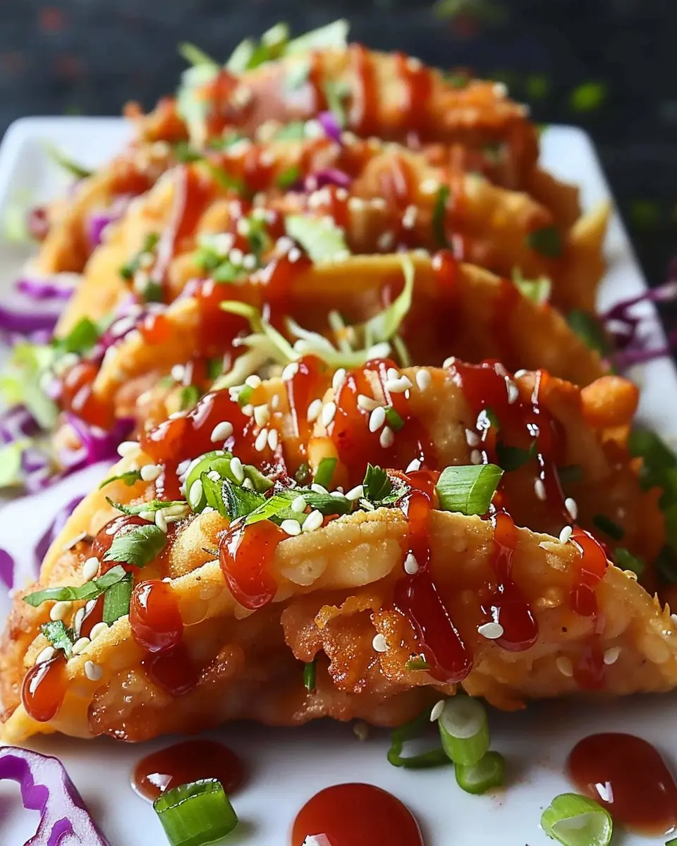 Crispy Chicken Wonton Tacos: Easy Homemade Treats for Everyone