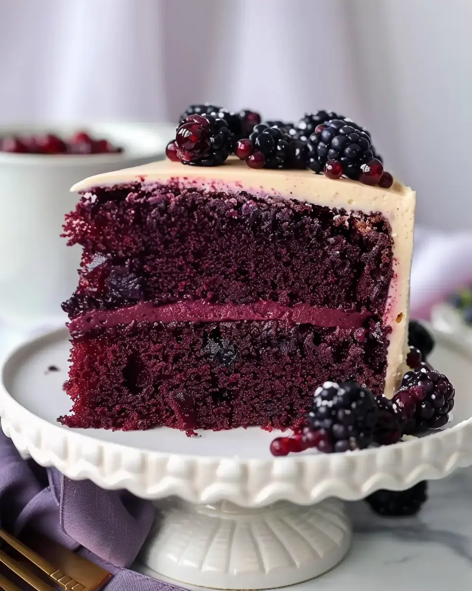 Blackberry Velvet Cake Recipe: Indulgent Treat for Any Occasion