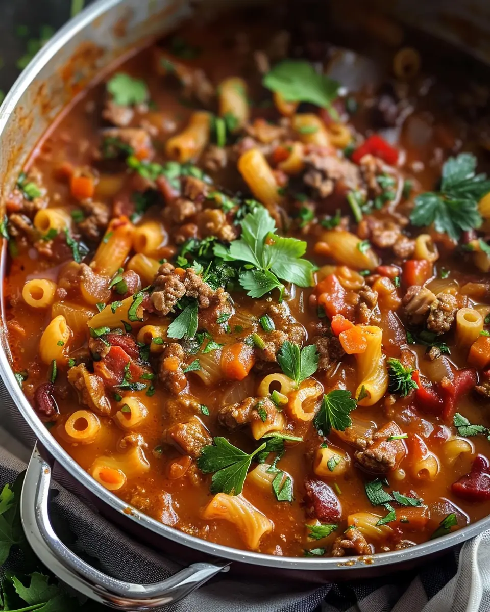 Only Goulash You’ll Ever Need: A Comforting Take with Turkey Bacon