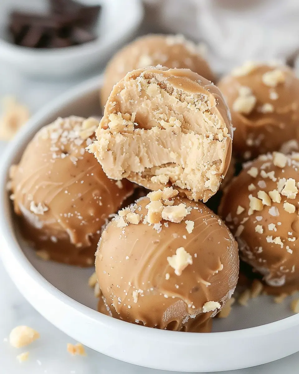 High Protein Frozen Peanut Butter Greek Yogurt Bites: Easy Treats