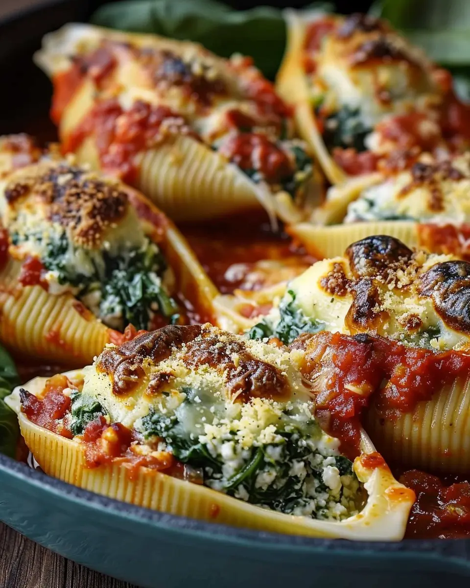 Spinach and Ricotta Stuffed Shells: Easy Comfort Food Delight