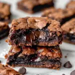 The BEST Fudgy Chewy Brookies