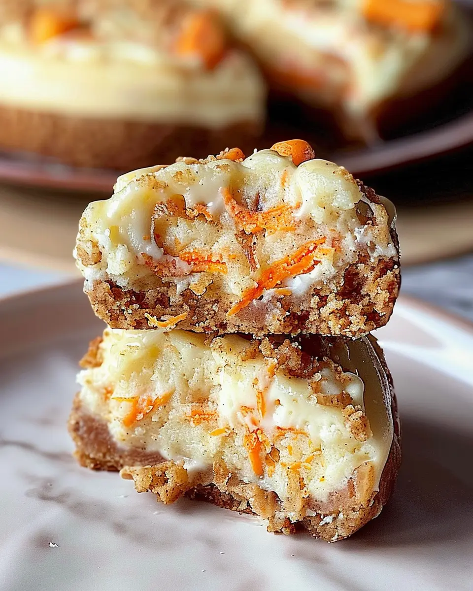 Irresistible Carrot Cake Cheesecake Cookie Recipe for Easy Indulgence