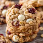 White Chocolate Oatmeal Cranberry Cookies