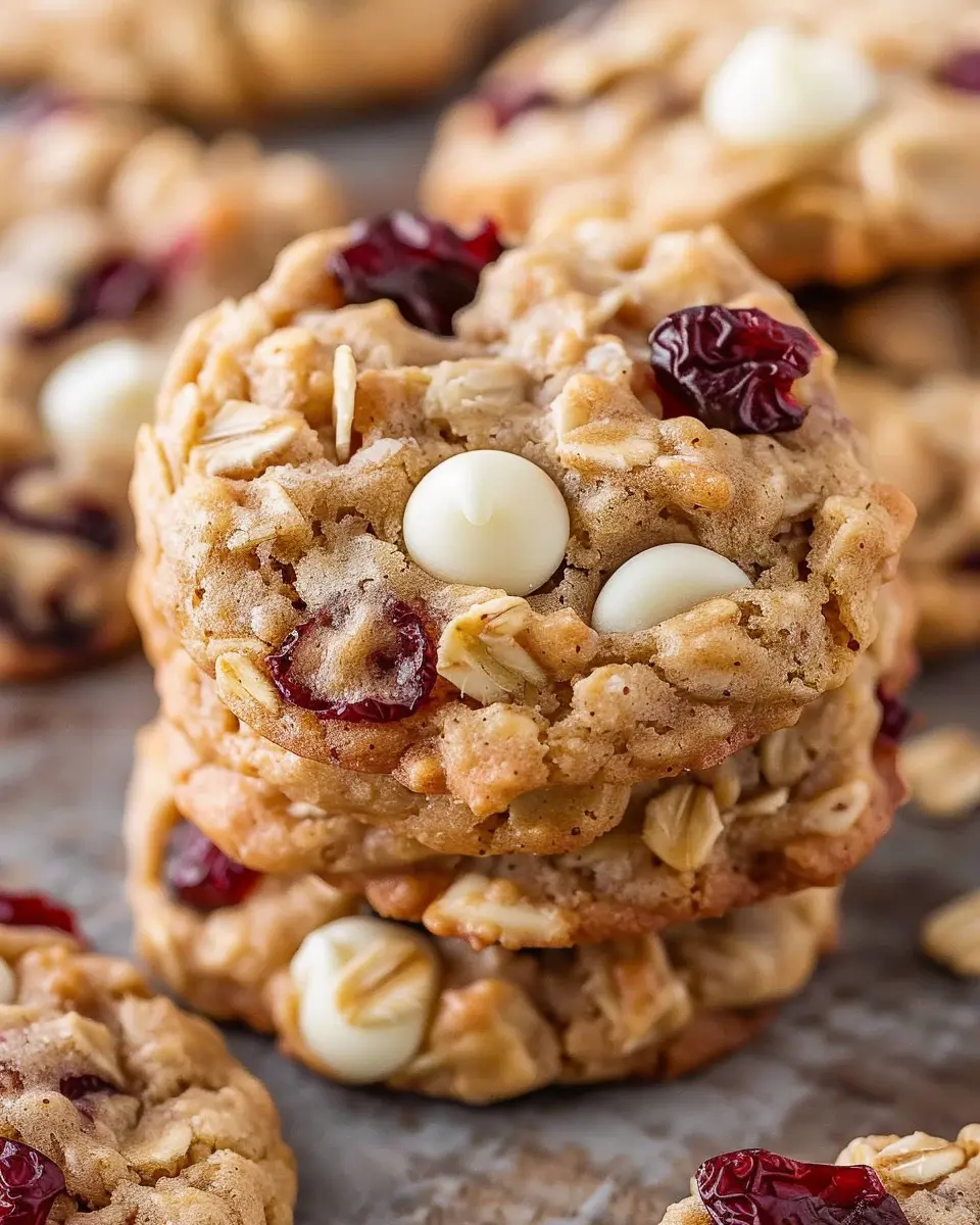 White Chocolate Oatmeal Cranberry Cookies: Easy Indulgence at Home