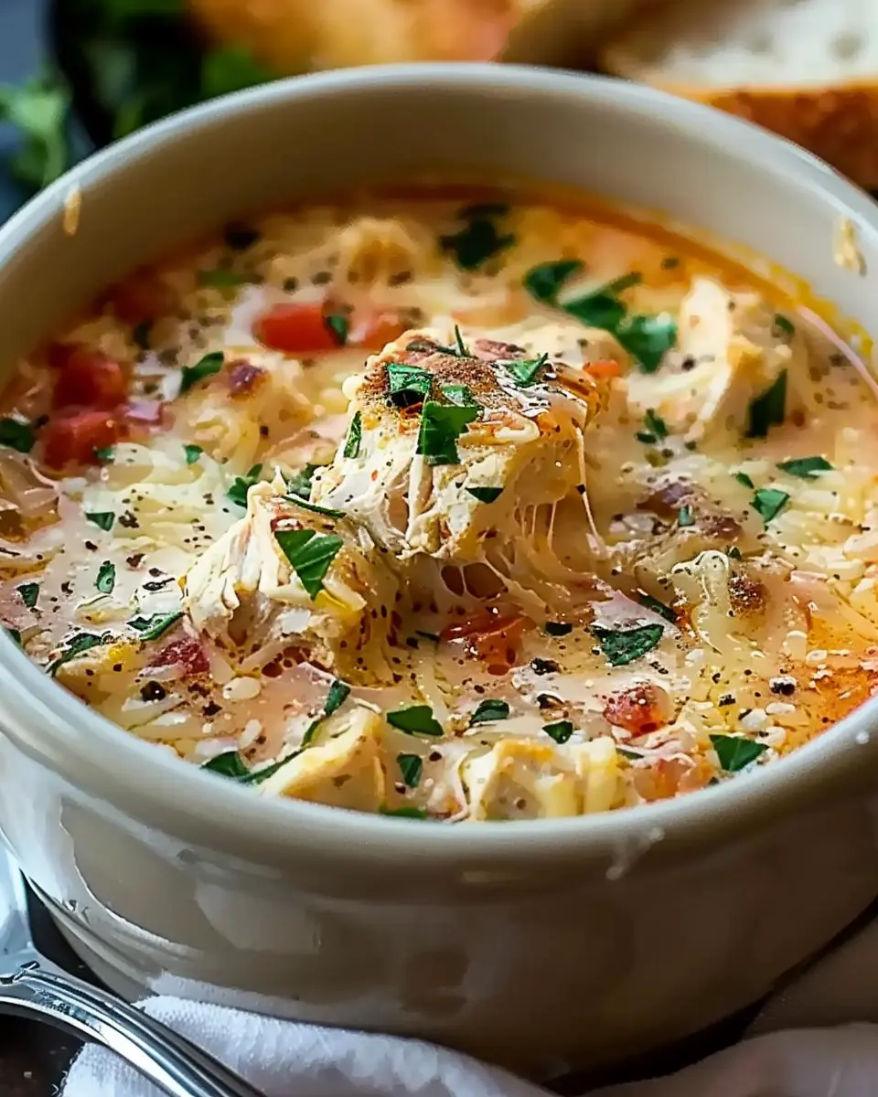 Creamy Chicken Parmesan Soup: The Best Cozy Comfort Food Recipe