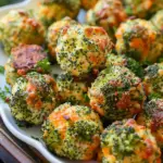 Baked Broccoli Cheese Balls
