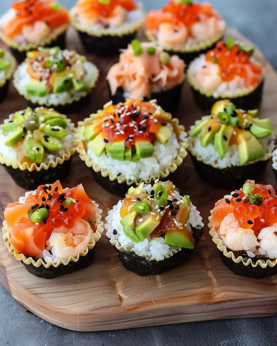Sushi Cups: Easy and Delicious Bites for Home Chefs