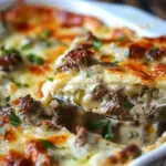 Low Carb Philly Cheesesteak Casserole
