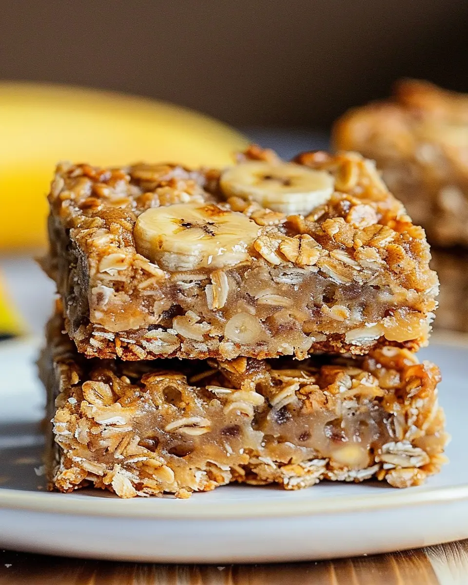 Irresistible Banana Oatmeal Bars for Easy, Healthy Snacking