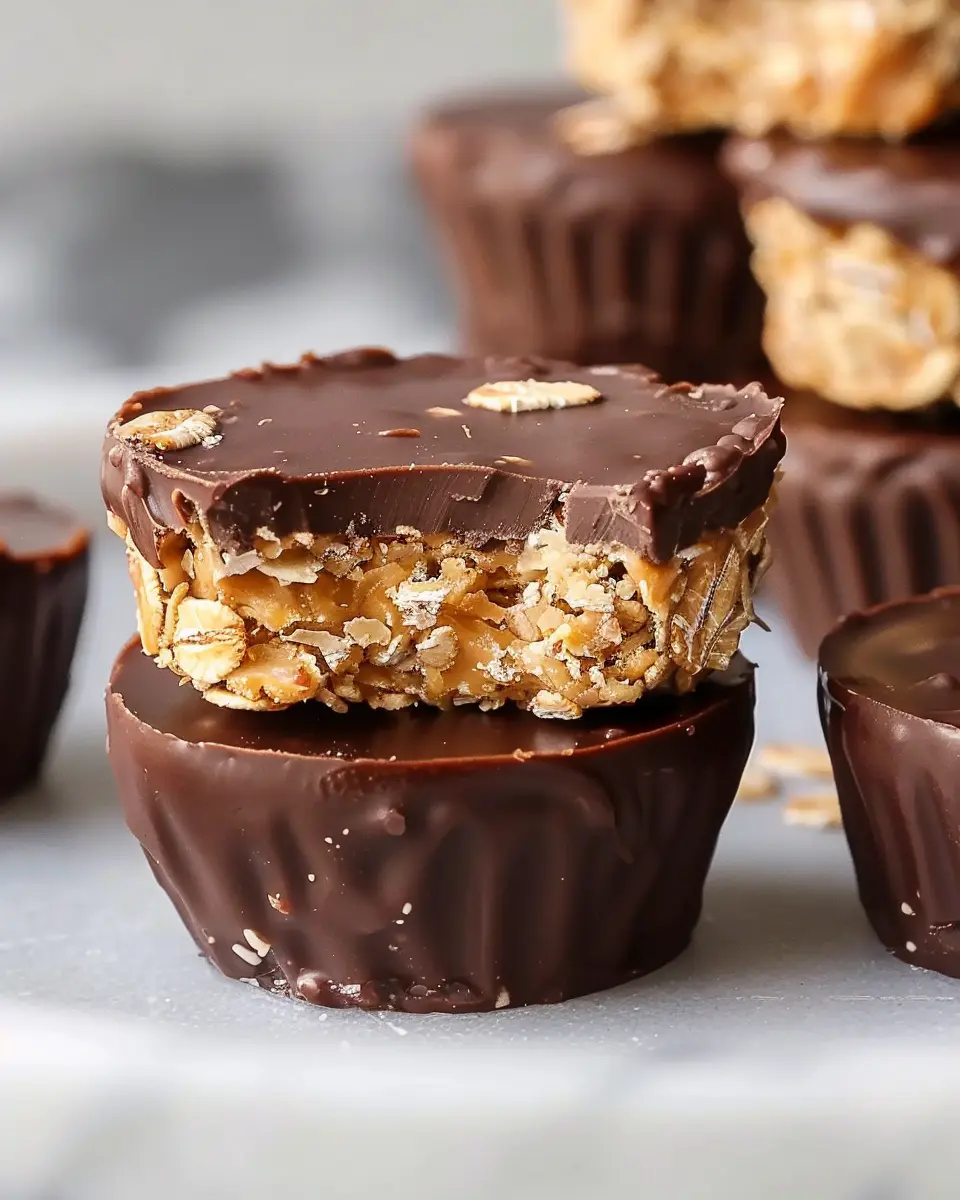 Easy No Bake Peanut Butter Oat Cups for Effortless Indulgence