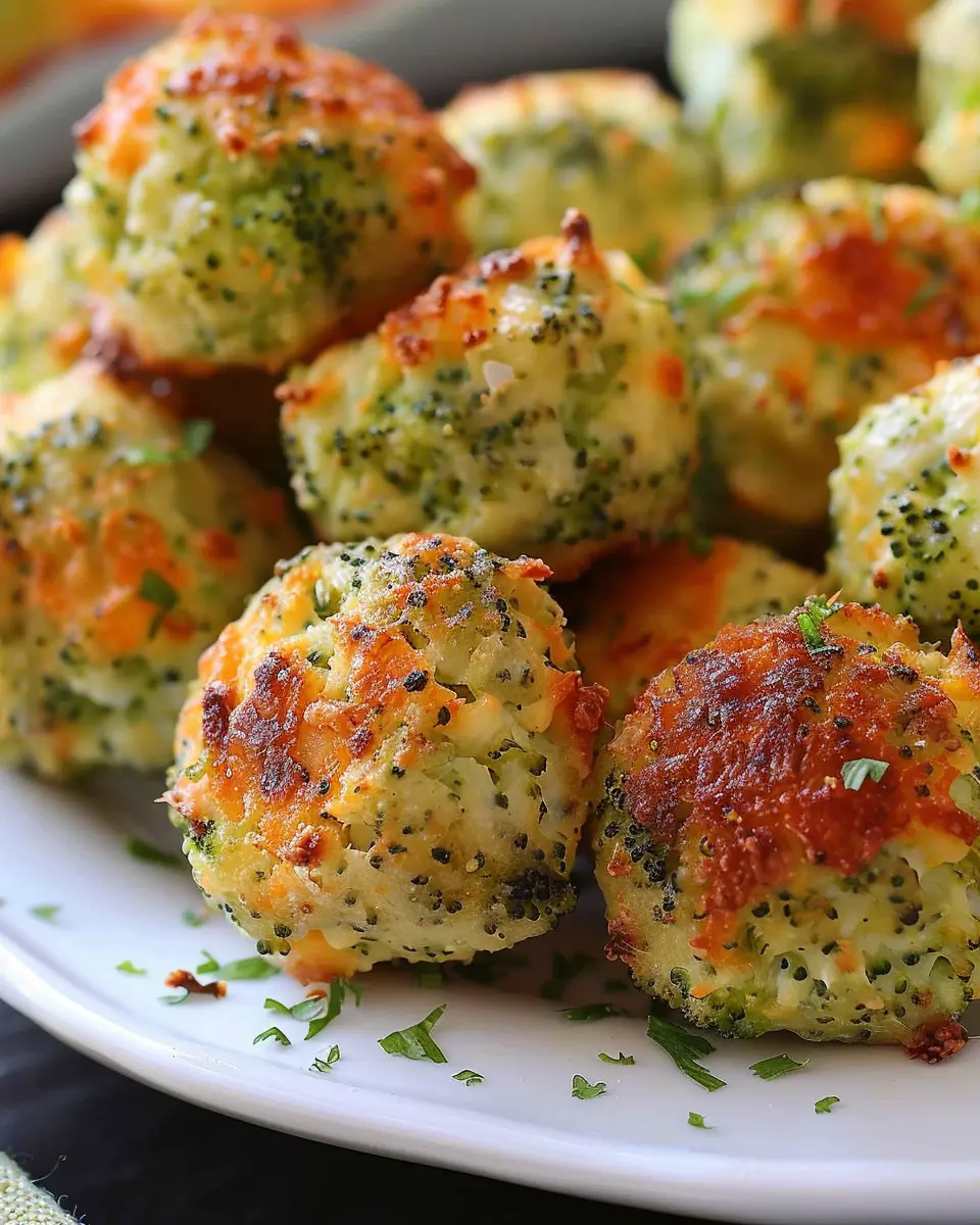 Baked Broccoli Cheese Balls: Easy, Cheesy Goodness for All