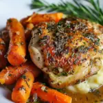 Garlic Herb Chicken & Carrot Plate