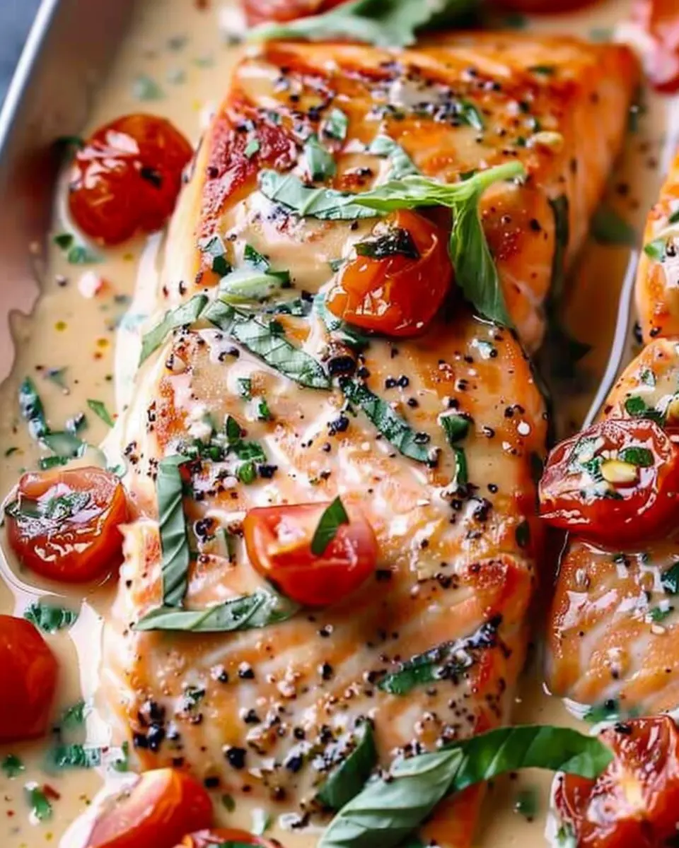 Creamy Tuscan Salmon: Indulgent 30-Minute Dinner Delight