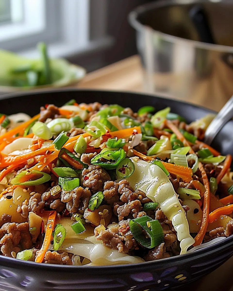 Paleo Egg Roll in a Bowl: Easy, Healthy Twist with Turkey Bacon