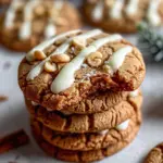 Chewy Maple Cinnamon Cookies with White Chocolate