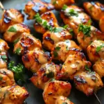 Bang Bang Chicken Skewers Recipe