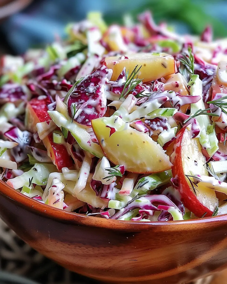 Cranberry Apple Coleslaw: A Refreshing Twist for Any Meal