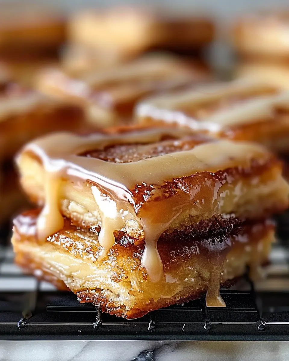Soft Baked Maple Donut Bars