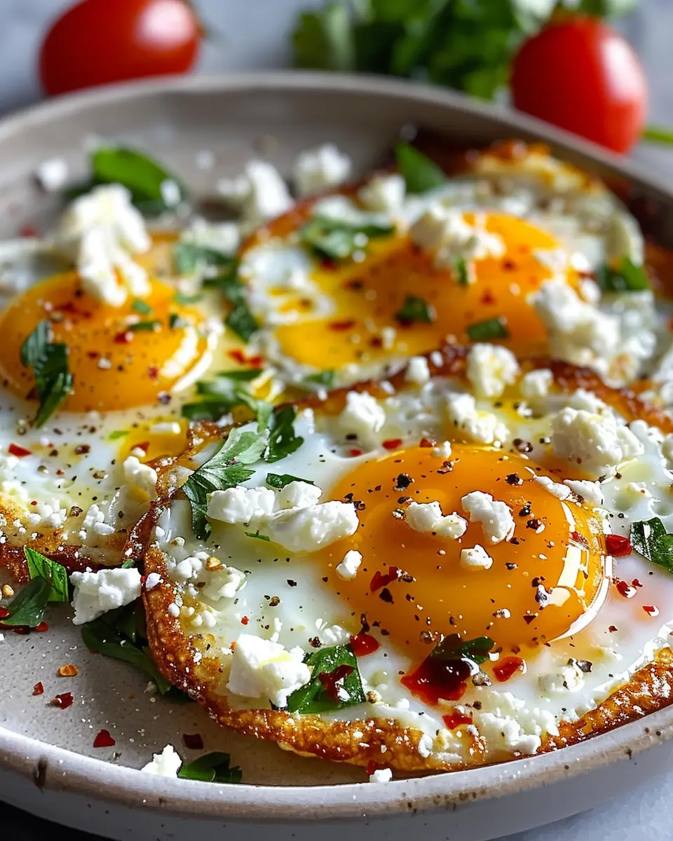 Crispy Feta Fried Eggs: The Best Weekend Brunch Delight