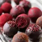 Valentine’s amaretto truffles